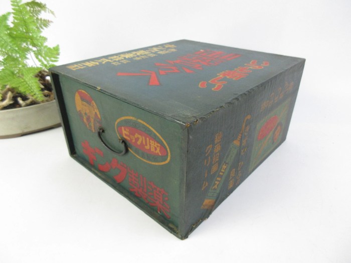 Japanese Vintage First Aid Kit Box - Etsy